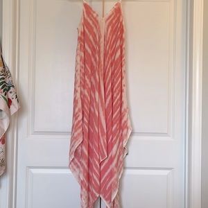 NWT Tie Dye Beach Coverup Flowy Summer Maxi Dress